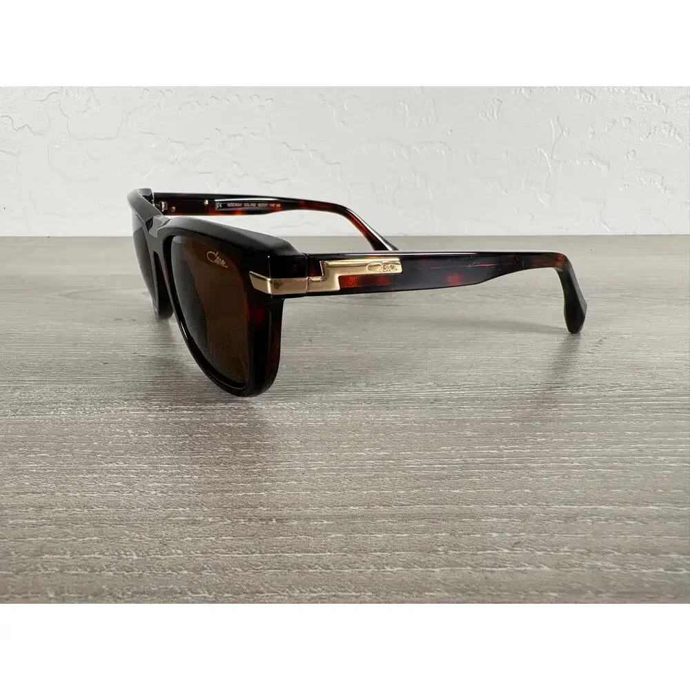 Cazal Model 8041 Tortoise Shell Black‎ Brown Unisex Sunglasses- NEW